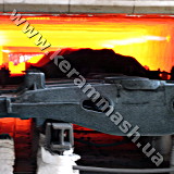 Промислова спеціалізована штовхальна газова піч для термообробки залізничного литва серії Термогаз ПрАТ Кераммаш