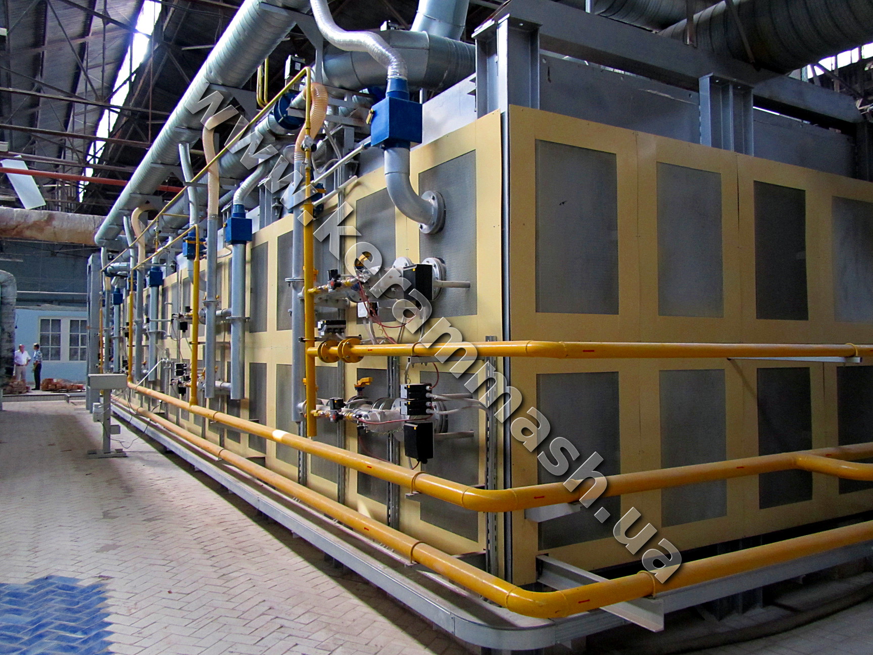 Промышленная камерная печь для обжига крупногабаритных изоляторов